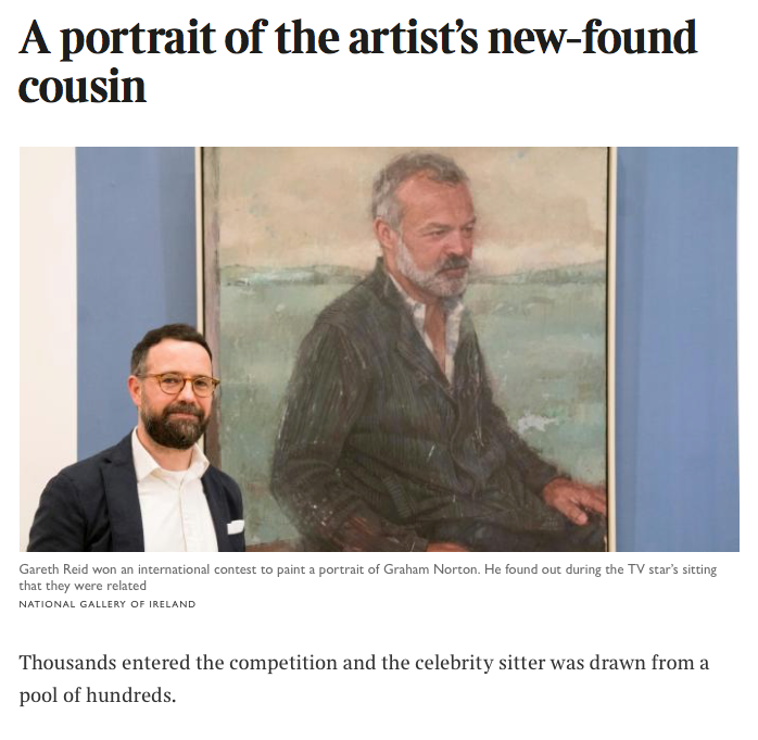 Gareth Ried GARETH REID WINS SKY PORTRAIT ARTIST OF THE YEAR 2017 | Gareth Reid
